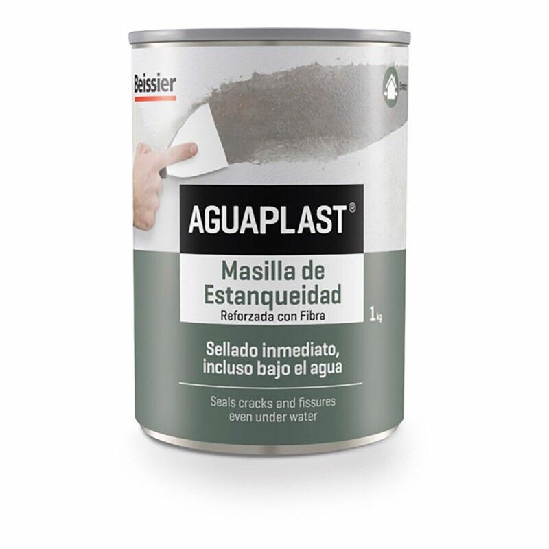 Aguaplast|Massa de Vidraceiro Aguaplast 70141-001 Estanque Cinzento 1 kg Aguaplast|Massa de Vidraceiro Aguaplast 70141-001 Estanque Cinzento 1 kg