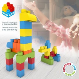 Jogo de Construção Color Block Basic 80 Peças (4 Unidades)