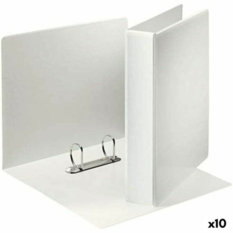 Esselte|Pasta com argolas Esselte Branco A4 (10 Unidades) Esselte|Pasta com argolas Esselte Branco A4 (10 Unidades)