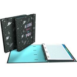 Grafoplas|Pasta com argolas Grafoplas Carpebook Aliens Preto A4 (2 Unidades)