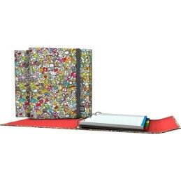Grafoplas|Pasta com argolas Grafoplas Carpeplús Icons Multicolor A4 (2 Unidades)