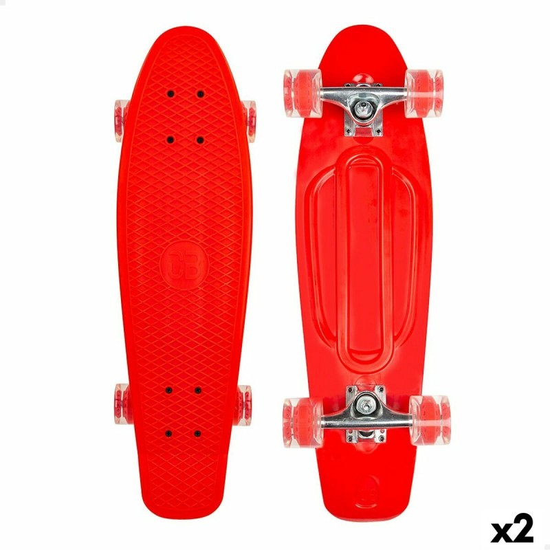 Skate Colorbaby Vermelho (2 Unidades)