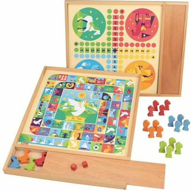 Jeujura|Jogo de Mesa Jeujura Game of goose and small horses