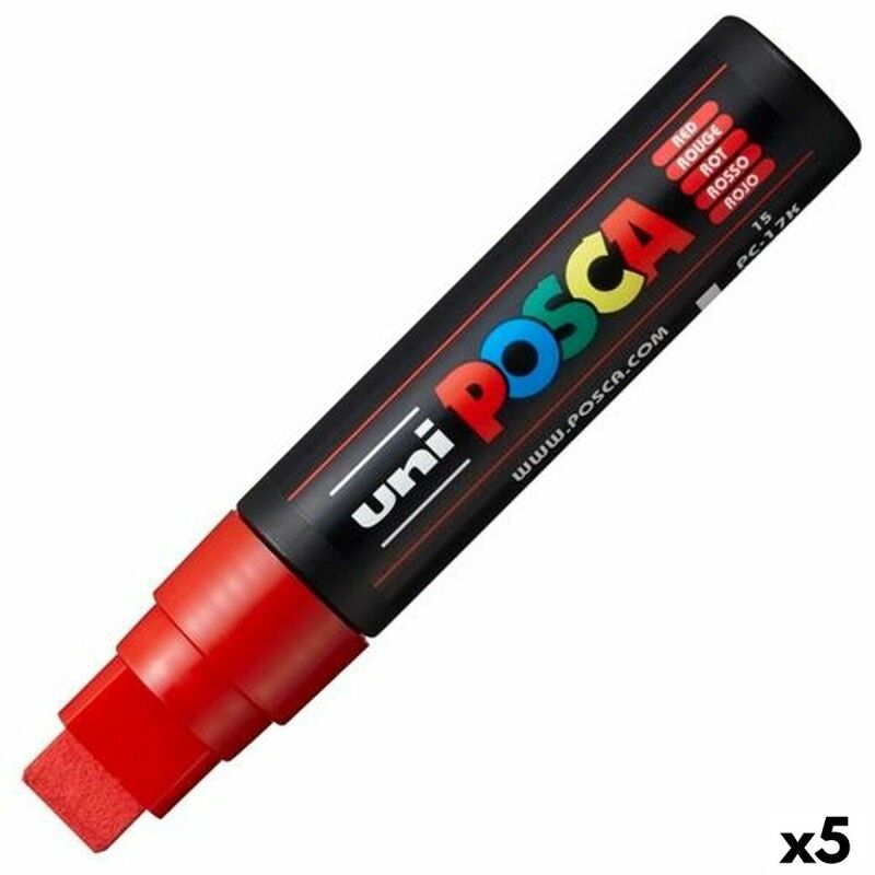 POSCA|Marcador POSCA PC-17K Vermelho (5 Unidades) POSCA|Marcador POSCA PC-17K Vermelho (5 Unidades)