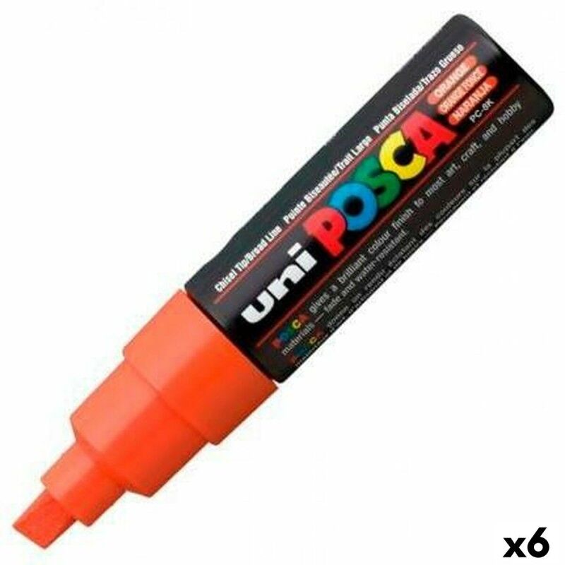 POSCA|Marcador POSCA PC-8K Laranja (6 Unidades)