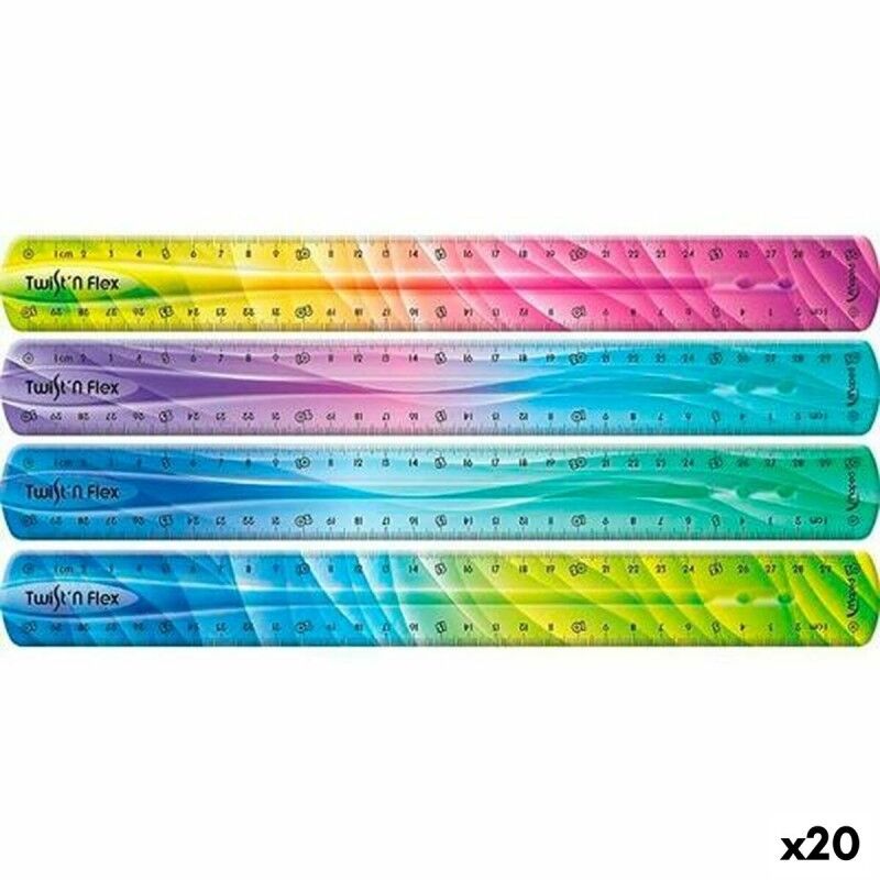 Maped|Conjunto de regras Maped Twist'n Flex 30 cm 20 Unidades