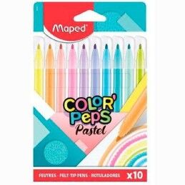 Maped|Conjunto de Canetas de Feltro Maped Color' Peps Multicolor 10 Peças (12 Unidades)