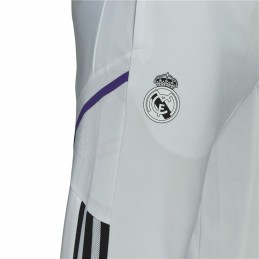 Calças de Treino de Futebol para Adultos Adidas Real Madrid Condivo 22 Branco Homem