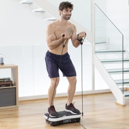 Plataforma Vibratória de Treino com Acessórios e Guia de Exercícios Vybeform InnovaGoods