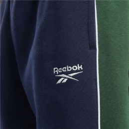 Calças Desportivas Reebok Classics Linear Homem Azul Marinho