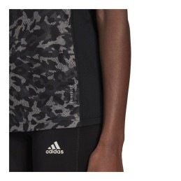 T-Shirt de Alças Mulher Adidas Fast Graphic Cinzento