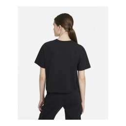 Camisola de Manga Curta Mulher Nike Sportswear Swoosh Preto