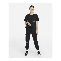 Camisola de Manga Curta Mulher Nike Sportswear Swoosh Preto