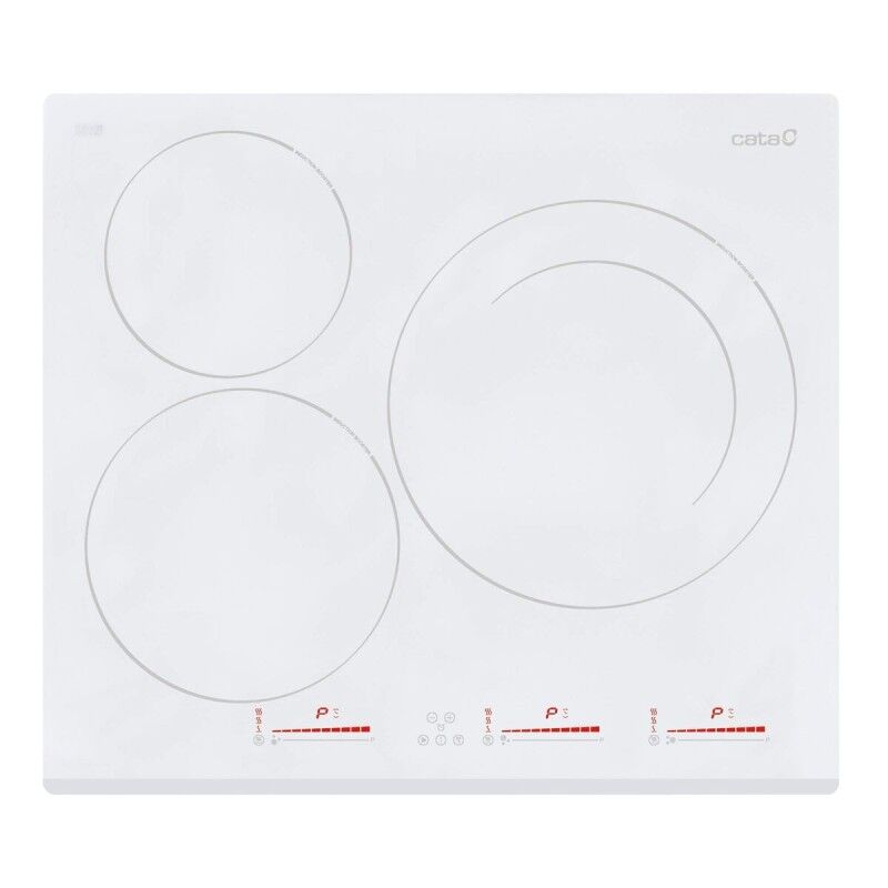 Cata|Placa de Indução Cata INSB6030WH 30 cm 60 cm 59 cm 3600 W 7100 W Cata|Placa de Indução Cata INSB6030WH 30 cm 60 cm 59 cm 3600 W 7100 W