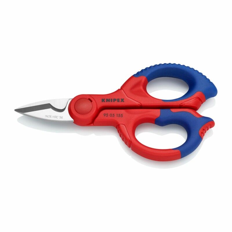Knipex|Tesoura de Eletricista Knipex 9505155sb 130 x 32 x 155 mm Fibra de Vidro Aço inoxidável Knipex|Tesoura de Eletricista Knipex 9505155sb 130 x 32 x 155 mm Fibra de Vidro Aço inoxidável