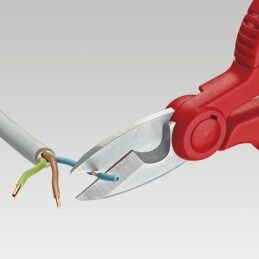 Knipex|Tesoura de Eletricista Knipex 9505155sb 130 x 32 x 155 mm Fibra de Vidro Aço inoxidável
