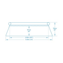 Piscina Insuflável Bestway 57270 ø 305 x 76 cm