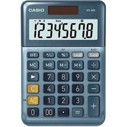 Casio|Calculadora Casio MS-80E Azul (10 Unidades)