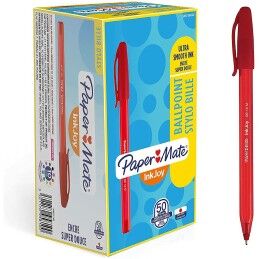 Paper Mate|Caneta Paper Mate Inkjoy 50 Peças Vermelho 1 mm (20 Unidades)