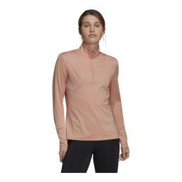 Camisola de Manga Comprida Mulher Adidas Own The Run Cor de Rosa