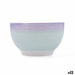 Bidasoa|Prato de Jantar Bidasoa Ikonic Azul Cerâmica 20,2 x 19,7 x 1,3 cm (6 Unidades) (Pack 6x)