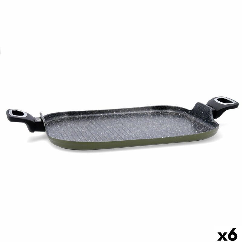 Quid|Grelhador Quid Naturalia Preto Metal 39 x 28 cm (6 Unidades)