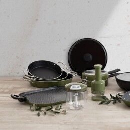 Quid|Grelhador Quid Naturalia Preto Metal 39 x 28 cm (6 Unidades)