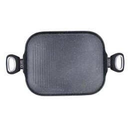 Quid|Grelhador Quid Naturalia Preto Metal 39 x 28 cm (6 Unidades)