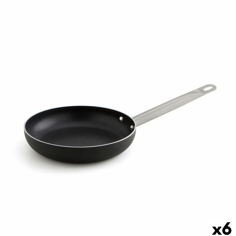 Quid|Frigideira Quid Pro Chef Preto Metal Aço Ø 28 cm (6 Unidades) Quid|Frigideira Quid Pro Chef Preto Metal Aço Ø 28 cm (6 Unidades)