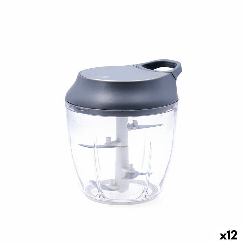 Quid|Picador de legumes manual Quid Ozon Cinzento Metal 13,5 x 12 x 14,5 cm (12 Unidades) Quid|Picador de legumes manual Quid Ozon Cinzento Metal 13,5 x 12 x 14,5 cm (12 Unidades)