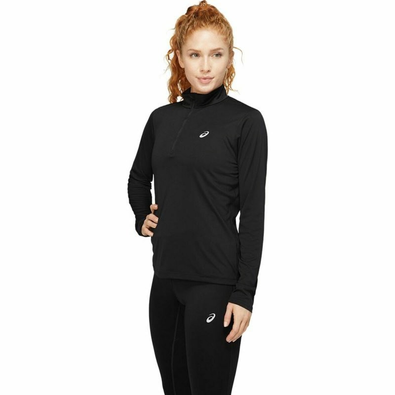 Camisola de Manga Comprida Mulher Asics Preto