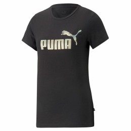 Camisola de Manga Curta Mulher Puma Essentials+ Nova Shine Preto