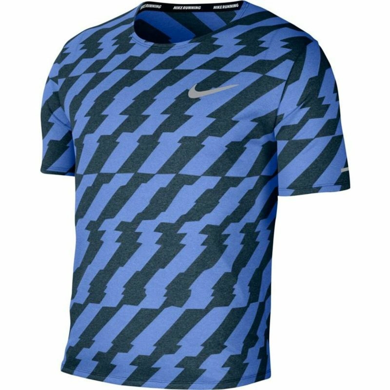 Camisola de Manga Curta Homem Nike Dri-Fit Miler Future Fast Azul