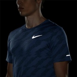 Camisola de Manga Curta Homem Nike Dri-Fit Miler Future Fast Azul