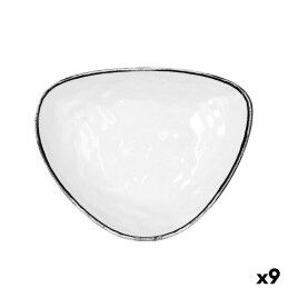 Quid|Tigela Quid Select Filo Branco Preto Plástico 14 x 3 cm (12 Unidades)