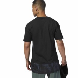 Camisola de Manga Curta Homem Reebok Preto