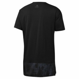 Camisola de Manga Curta Homem Reebok Preto