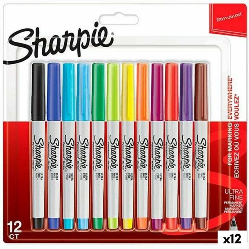 Sharpie|Conjunto de Canetas de Feltro Sharpie Multicolor 12 Peças 0,5 mm (12 Unidades)