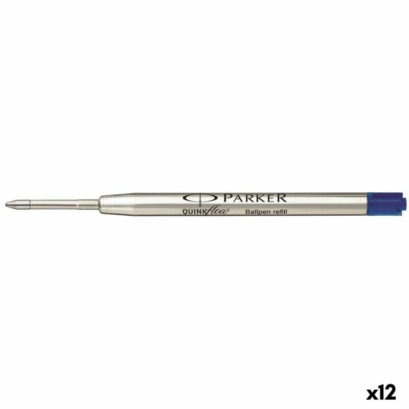 Parker|Caneta sobresselente Parker Quink Flow Azul (12 Unidades) Parker|Caneta sobresselente Parker Quink Flow Azul (12 Unidades)