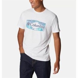 Columbia|T-Shirt de Desporto de Manga Curta Columbia Sun Trek™ Branco