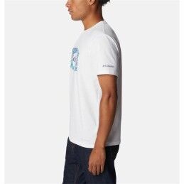 Columbia|T-Shirt de Desporto de Manga Curta Columbia Sun Trek™ Branco