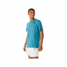 Camisola de Manga Curta Homem Asics Court Azul