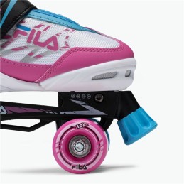 Patins Fila Joy Cor de Rosa Branco Meninos