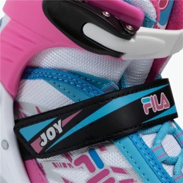 Patins Fila Joy Cor de Rosa Branco Meninos