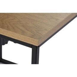 DKD Home Decor|Jogo de 3 mesas DKD Home Decor Preto Metal 45 x 45 x 45 cm Madeira MDF