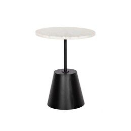 DKD Home Decor|Mesa de apoio DKD Home Decor 49 x 49 x 72 cm Cristal Preto Dourado Metal