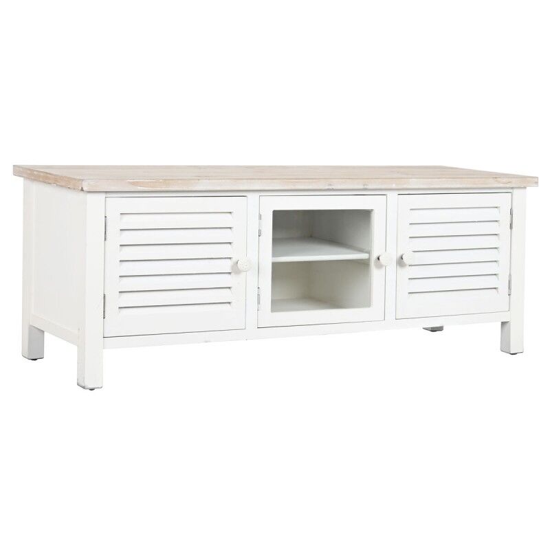 DKD Home Decor|Móvel de TV DKD Home Decor Abeto Branco Madeira MDF 120 x 40 x 45 cm DKD Home Decor|Móvel de TV DKD Home Decor Abeto Branco Madeira MDF 120 x 40 x 45 cm