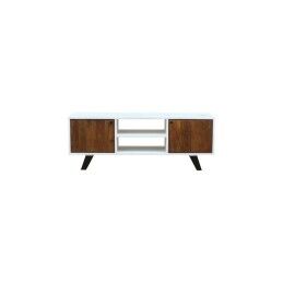 DKD Home Decor|Móvel de TV DKD Home Decor Branco 135 x 35 x 40 cm Metal Madeira de mangueira