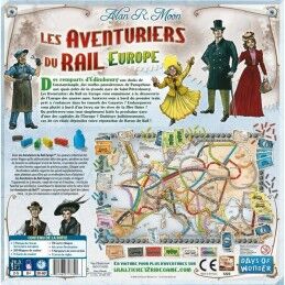 Asmodee|Jogo de Mesa Asmodee The Adventurers of Rail Europe (FR)