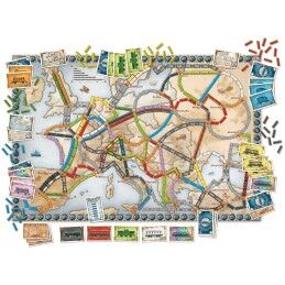 Asmodee|Jogo de Mesa Asmodee The Adventurers of Rail Europe (FR)